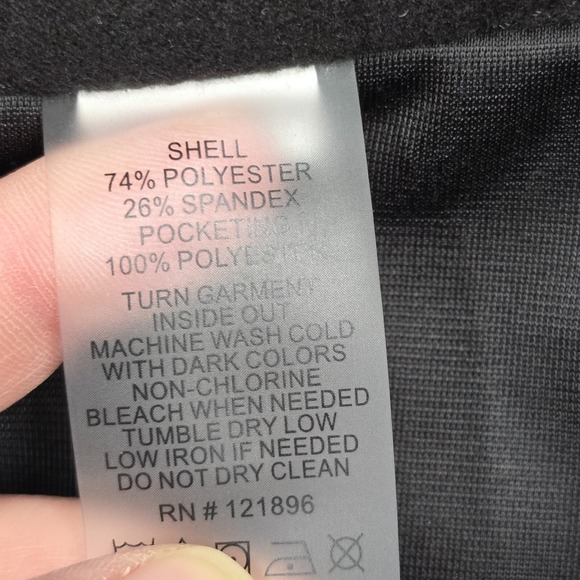 Title Nine Pants Womens 4 Black Bootcut Fleece Lined  Athletic Outdoors Hiking‎ - Picture 5 of 15